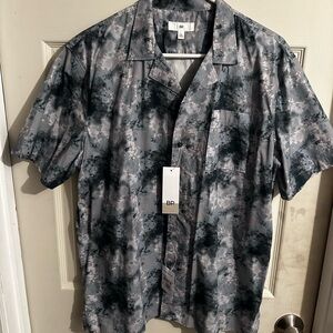 Tie dye Button up dress shirt